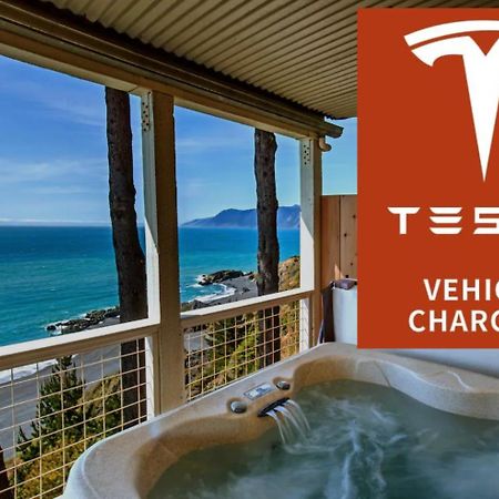 Amazing Oceanview 2 Bedroom Oceanfront! By Oceanviewhottubs Shelter Cove, Ca Tesla Ev Station Екстер'єр фото